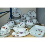 ROYAL WORCESTER 'ASTLEY' DINNERWARES, to include two tureens, flan dish, coffee pot, gravy boat