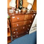 A STAG MINSTRAL CHEST OF SEVEN DRAWERS (sd)