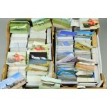 A QUANTITY OF COLOUR POSTCARDS OF AIRCRAFT, majority are as new and are multiple copies of the