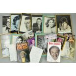A COLLECTION OF SIGNED FRAMED PHOTOGRAPHS, Bing Crosby, Liza Minnelli, Harry Secombe, Ronnie