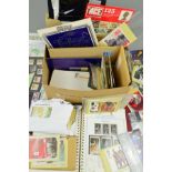 A COLLECTION OF STAMPS, in an album and loose, with modern Great Britain, Omnibus, Royalty issues,