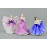 THREE ROYAL DOULTON FIGURES, 'Victoria' (figure of the year 2005), 'Isadora' HN2938 and 'Elaine'