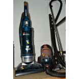 A VAX MACH 8 AND HOOVER UPRIGHT VACUUM CLEANER (2)