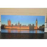 DARREN BAKER (BRITISH 1967) 'REFLECTIONS OF LONDON', a limited edition print on board 28/195, a