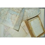 A QUANTITY OF ORDNANCE SURVEY MAPS, mainly one inch maps, includes 1940 war revision editions,