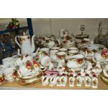 ROYAL ALBERT 'OLD COUNTRY ROSES' DINNER/TEA WARES to include two tureens, oval vegetable dish, two