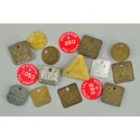 A COLLECTION OF COLLIERY TOKENS, assorted Midlands and South Yorkshire Collieries to include