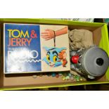 A BOXED LOUIS MARX 'TOM & JERRY' TRANSISTOR RADIO, No.6R 2861F/HK-6627, c.1970's, not tested but