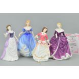 FOUR ROYAL DOULTON CLASSICS FIGURES, 'Susan' exclusively for Collectors Club HN 3871, (with