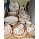 QUEEN'S CHINA 'RICHMOND' DINNER/COFFEE WARES, (seconds), to include two tureens, open vegetable