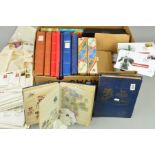 AN ACCUMULATION OF STAMPS, in albums, stockbooks and loose, with mint commemorative issues, mainly