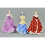 TWO ROYAL DOULTON PRETTY LADIES FIGURES, 'Tender Love' HN4732, and 'Victoria' HN4623 (Figure of