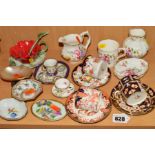 VARIOUS CERAMICS, to include Royal Crown Derby coffee cans and saucers '2451', '2712' and '9259'