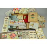 A LARGE COLLECTION OF CIGARETTE CARDS IN APPROXIMATELY SIXTY SETS AND APPAORIXMATELY TWENTY FIVE '