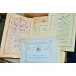 A COLLECTION OF PRINTED LETTERS AND CERTIFICATES ETC, of Lichfield interest includes some military