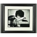 JOHN SWANNELL (BRITISH 1946) 'PHIL LYNOTT', an un-numbered print of the Thin Lizzy frontman, a