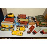 AN UNBOXED PLAYMOBIL G SCALE RAILWAY GOODS DEPOT, with a quantity of accessories, appears largely