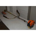 A STIHL FS76 PETROL STRIMMER (loose guard) (working)