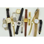A COLLECTION OF ROTARY AND CITIZEN WRISTWATCHES, eleven watches made up of nine Rotary and two