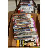 TWO BOXES OF BBC HISTORY MAGAZINES ETC