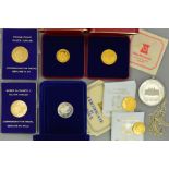AN AMOUNT OF 9K GOLD CROWN/MEDALS ISSUED FOR QUEEN ELIZABETH ANNIVERSARY AND CORONATION, to