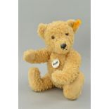 A STEIFF 'ELMAR' TEDDY BEAR, No022456, soft plush golden brown fur, fully jointed, height 32cm (