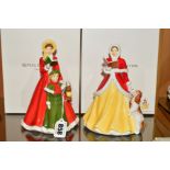 TWO BOXED ROYAL DOULTON CAROL SINGERS, 'O Come All Ye Faithful' HN5811 and 'Angels From the Realms