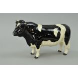 A BESWICK FRIESIAN BULL, Ch. 'Coddington Hilt Bar' No1439A