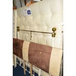 A REST ASSURED 6'' DIVAN BED, mattress and headboards (4)