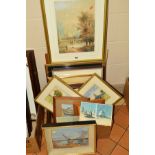 PICTURES AND PRINTS ETC, to include late 19th/early 20th century watercolours by David Waddington,