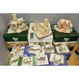 ELEVEN BOXED LILLIPUT LANE SNOWED COVERED SCULPTURES, to include 'The Star Inn' L2319 (2000