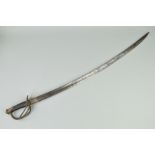 AN 1840 PATTERN U.S. CIVIL WAR SWORD 'WRISTBREAKER' STYLE BY 'HORSTMANN', blade approximately 90cm