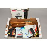 BOXED KITCHEN KNIVES, assorted army knives, wooden club, souvenir truncheon, etc