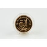 A 1/10OZ GOLD GRUGERRAND SOUTH AFRICA, mint proof condition