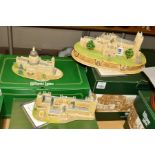 THREE BOXED LILLIPUT LANE SCULPTURES FROM BRITAINS HERITAGE SERIES, 'Westminster Abbey' L2285 (