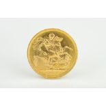 A FULL GOLD SOVEREIGN, Edward VII 1902, Melbourne Mint