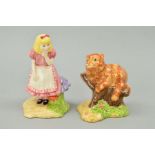 TWO LIMITED EDITION BESWICK WARE ALICE IN WONDERLAND FIGURES, 'Alice' LC2 No1333/2500 and 'The