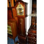 JAMES STEWART, ARMAGH, a reproduction mahogany longcase clock, height 172cm (three weights and