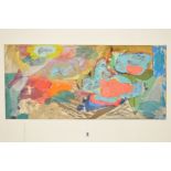 GARY WRAGG (BRITISH 1946), an abstract composition, signed and dated (19)80, with personal