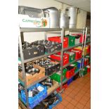 EXTENSIVE CATERING EQUIPMENT, to include stainless steel jugs, dishes, sauce boats, cutlery, ceramic