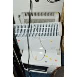 AN AIRFORCE PORTABLE RADIATOR, together with another smaller portable radiator and an LG