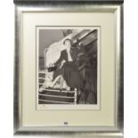 GINGER ROGERS, a Limited Edition print 2/295, of the Dancer and Film Star, produced for Cunard