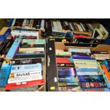 FOUR BOXES OF BOOKS, fiction etc