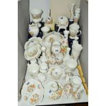 AYNSLEY COTTAGE GARDEN VASES, CUPS, JUGS AND TRINKETS ETC (34 pieces)