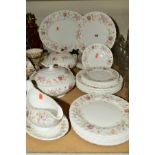 WEDGWOOD 'POSY' DINNERWARES ETC, to include two tureens, gravy boat, dinner plates and side