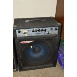 AN ASHDOWN MAG 300 1 X 15 BASS GUITAR COMBO AMPLIFIER, (working, one plastic knob broken and in need