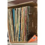 A BOX OF OVER 40 L.P'S, including Pink Floyd, The Byrds, The Who, The Faces, Led Zep, etc