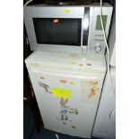 A SWAN UNDERCOUNTER FREEZER, together with an EGL microwave (2)