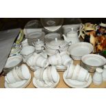 NORITAKE CONTEMPORARY CHINA 'KEENAN' DINNERWARES, to include tureen and cover, open vegetable