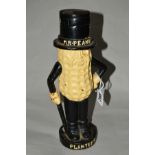 A CAST MONEY BOX, 'Mr Peanut Planters', height 27.5cm